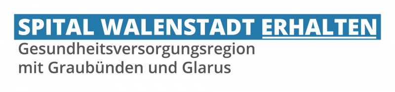 Logo: Spital Walenstadt erhalten: Gesundheitsversorgungsregion mit Graubünden und Glarus